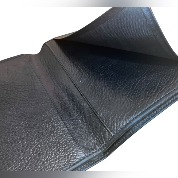 COACH Vintage Brown Leather Passport Wallet with Book - Picture 5 of 8